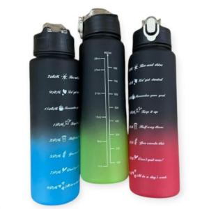 motivational fitness sport water bottle