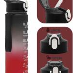 motivational fitness sport water bottle