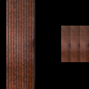 pvc heavyfluted panel