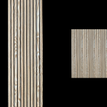 pvc heavyfluted panel